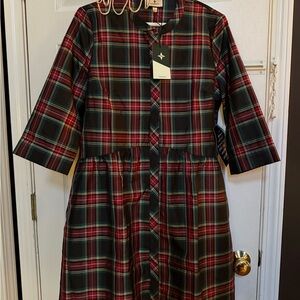 Tuckernuck Royal Shirtdress in Highland Tartan Plaid - NWT - Small